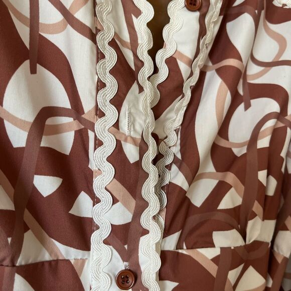 Tom Paul Size 38 Long Sleeve Dress - Picture 3 of 5